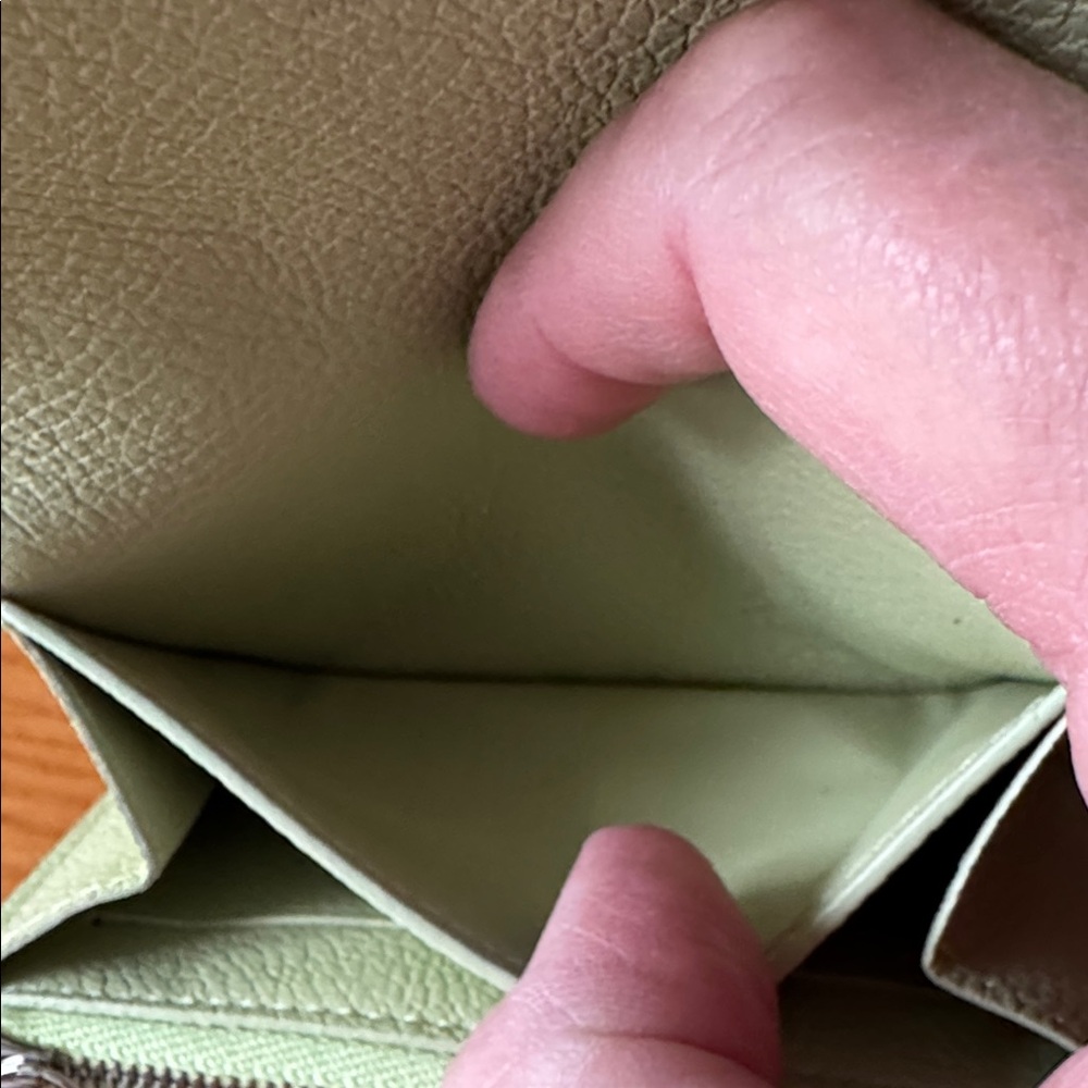 Louis Vuitton Rosalie Coin Card Holder, Pistachio Green Empreinte Leather - Picture 7 of 10